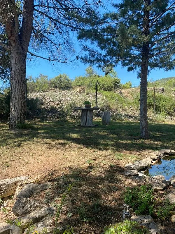 Jardin - Rustic Finca with Pool and Terrace in Durón