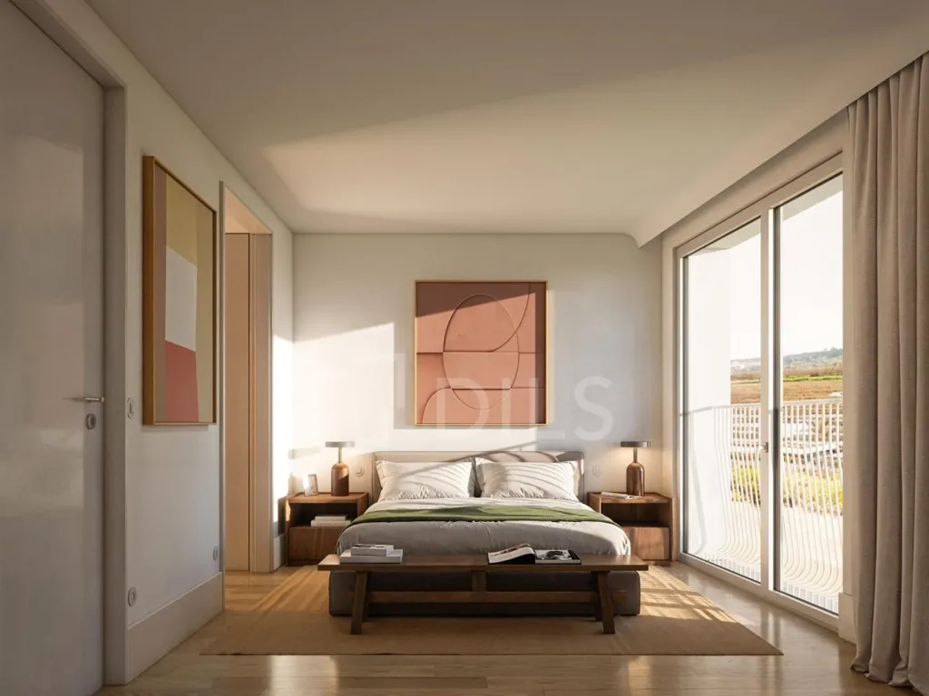 Camere da letto - T1 Apartment with River View in Alcácer do Sal