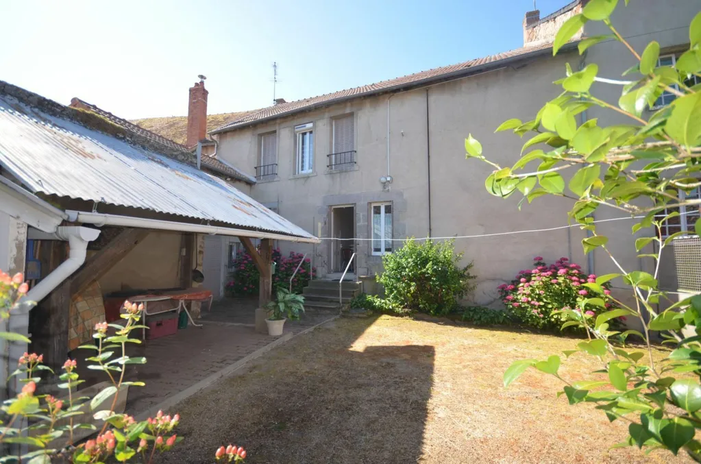 Jardin - Maison de Bourg avec Cour à Soumans