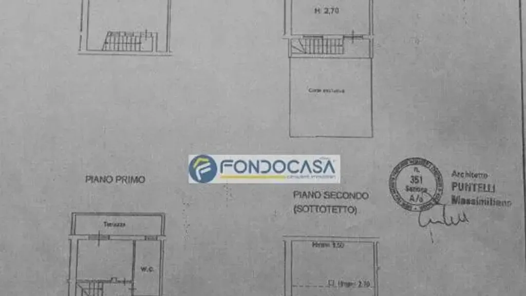Plaan - Terraced Villa with Veranda in Carrara