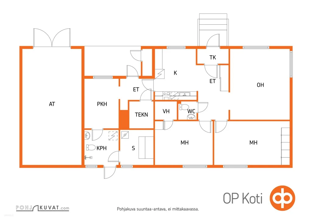 Plan - Rustic House with Large Garage in Quiet Area