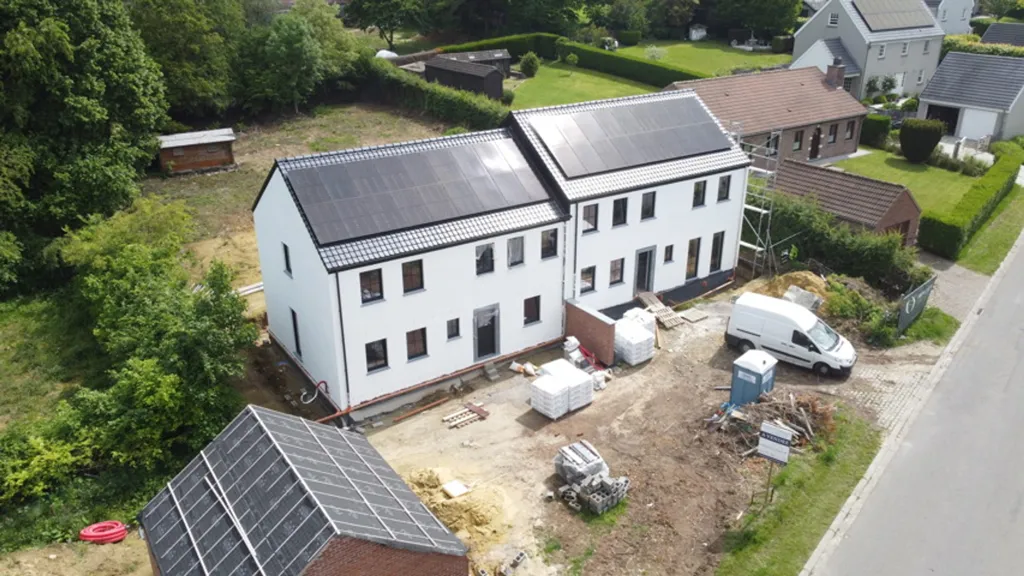 Aerial - New Low-Energy Villa with Terrace in Lasne