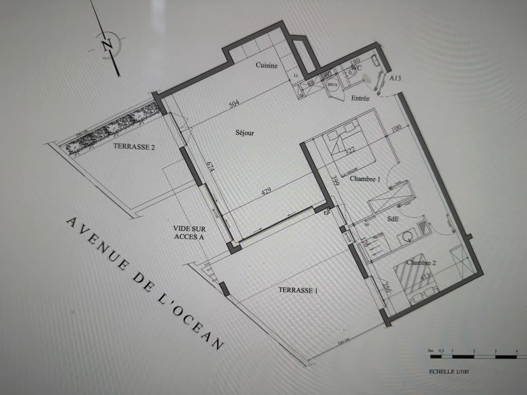 Plan - Appartement Neuf avec Terrasse à La Palmyre