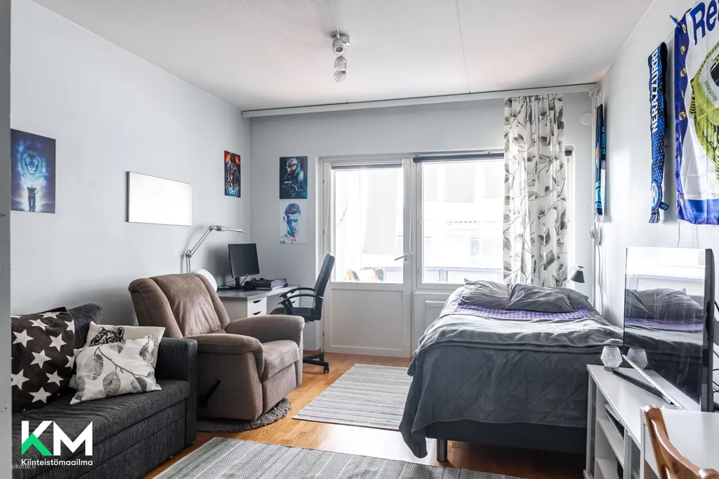 Chambres - One-Bedroom Flat with Sauna in Jalkaranta