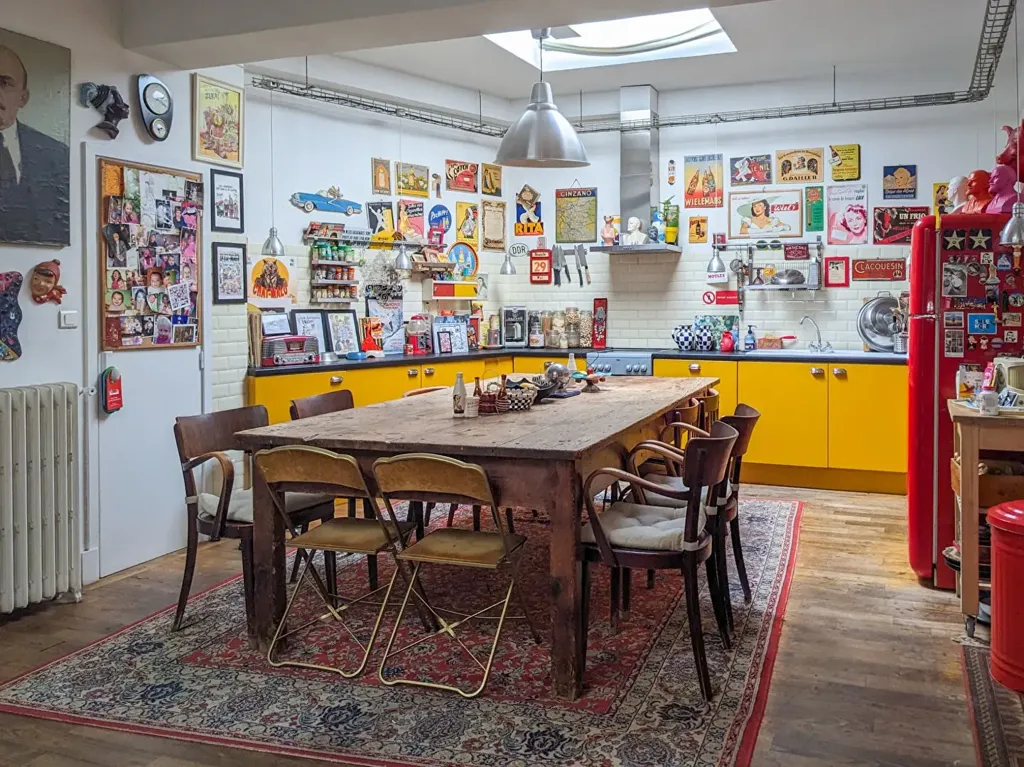 Salle à manger - Appartement avec Jardin en Jouissance au 18ème Arrondissement