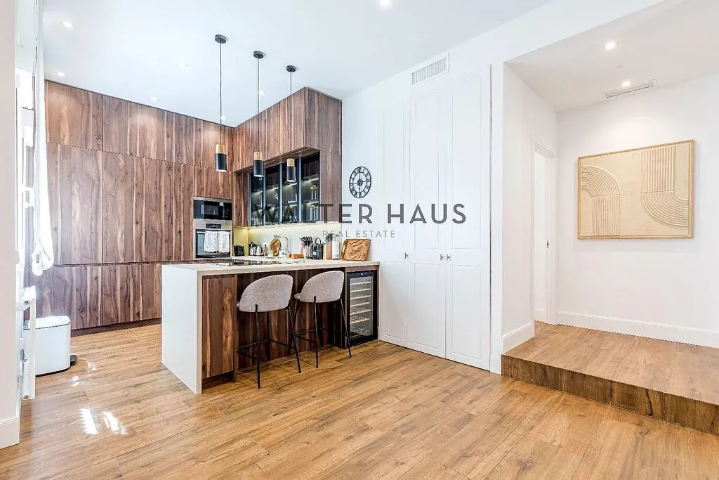 Köök - Modern Flat with Terrace in Recoletos, Madrid
