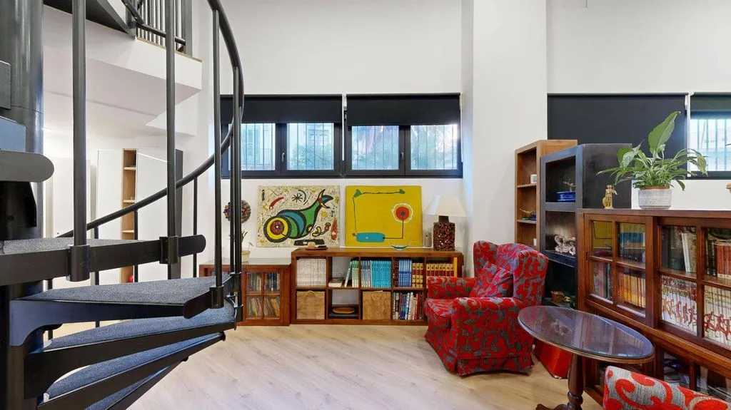Séjour - Modern Loft with High Ceilings in Murcia