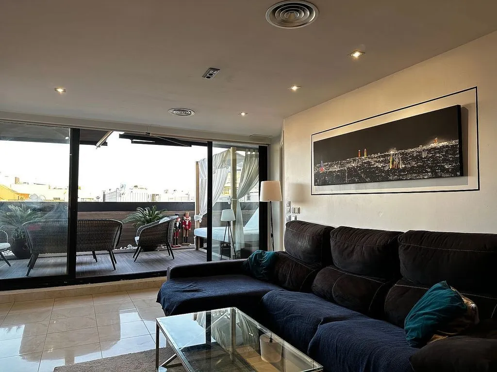 Soggiorno - Penthouse with Terrace in La Dreta de L'Eixample
