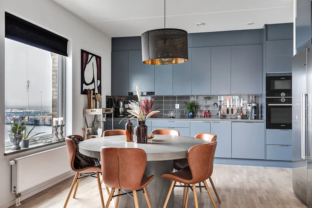 Sala da pranzo - Modern Flat with Sundown View in Helsingborg