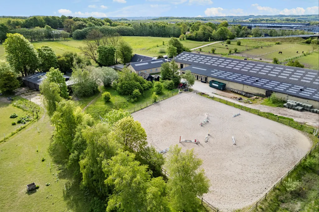 Vista aerea - Ride Centre with Stables near True Skov
