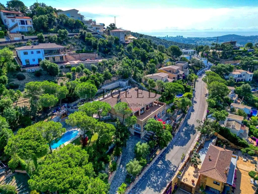 Vue aérienne - Luxury Villa with Pool in Santa Cristina d'Aro