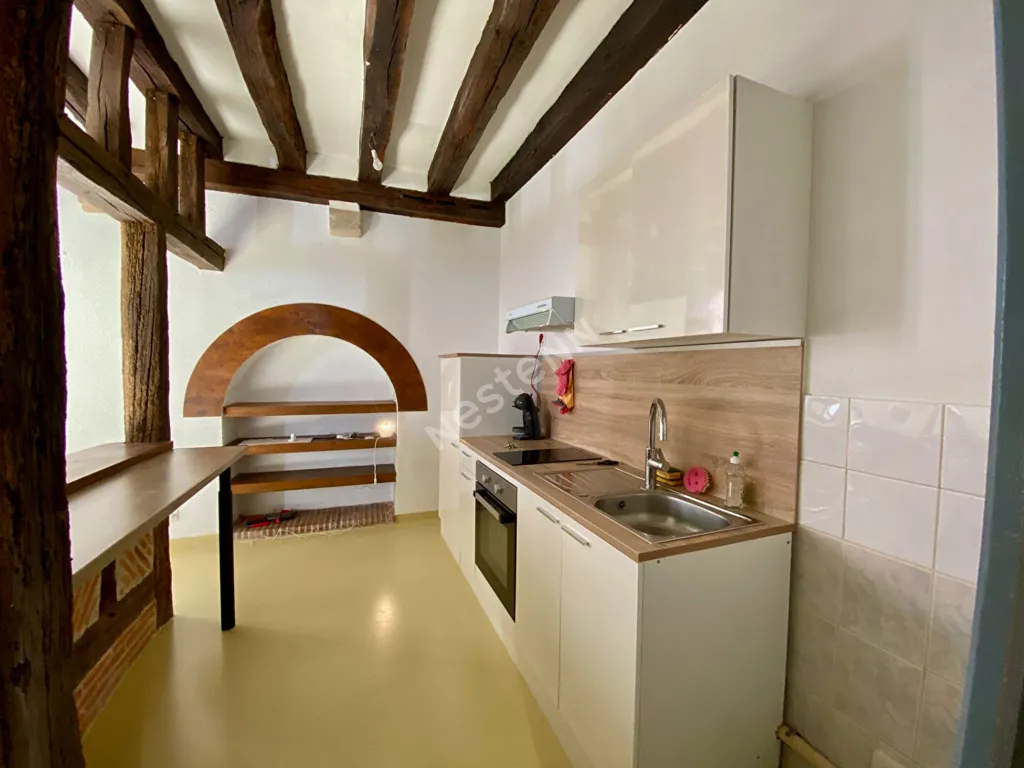 Köök - Renovated Flat with Charm in Blois Centre