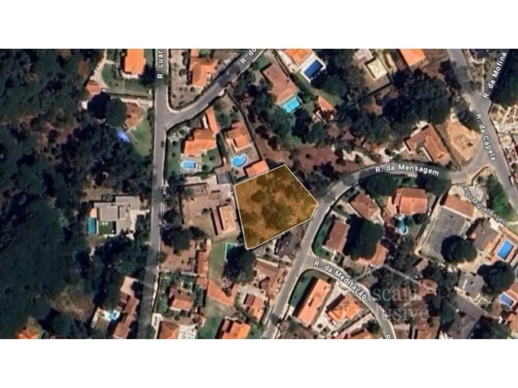 Õhuvaade - Approved Plot for T4 House in Colares, Sintra
