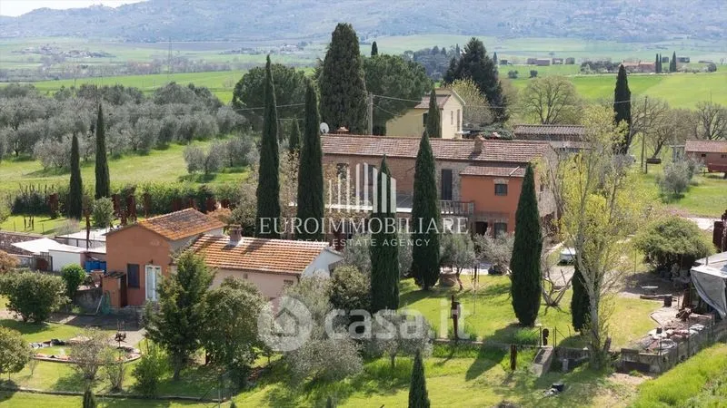 Vue aérienne - Rustic Casale with Pool in Castiglione del Lago