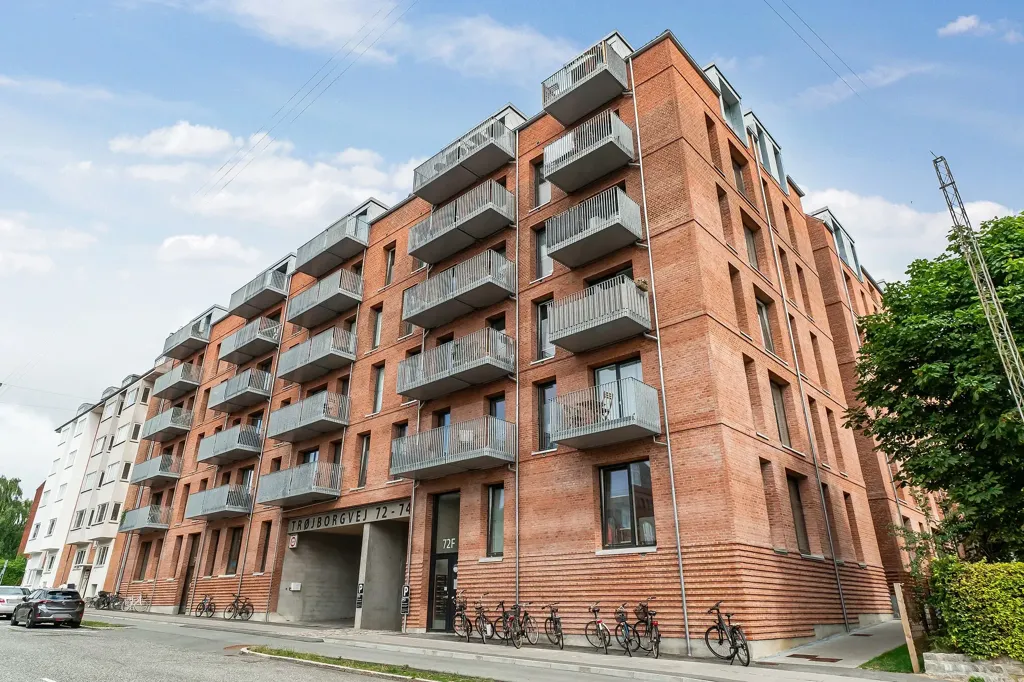 Extérieur - 1-Bedroom Flat with Balcony in Aarhus N