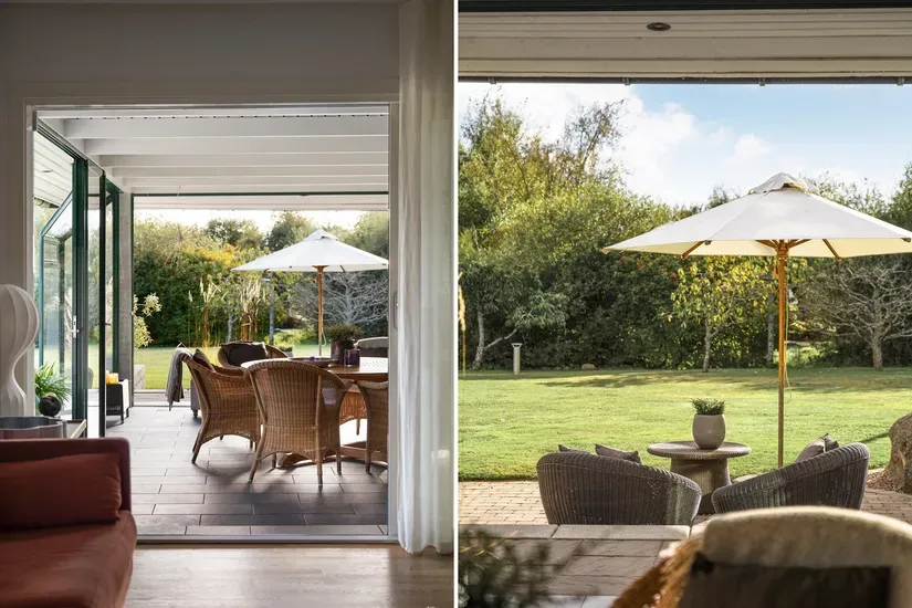 Terrace - Generous Villa with Sea View in Ringenäs