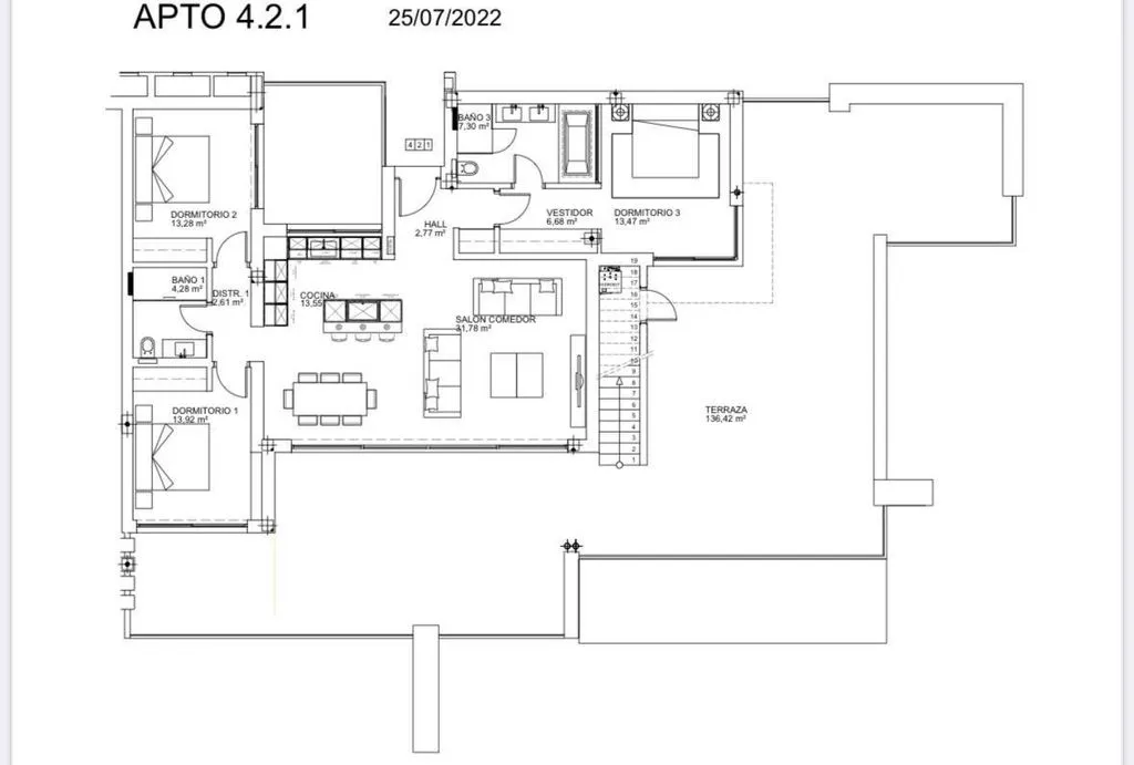 Plan - Luxury Apartment with Sea View in Elviria