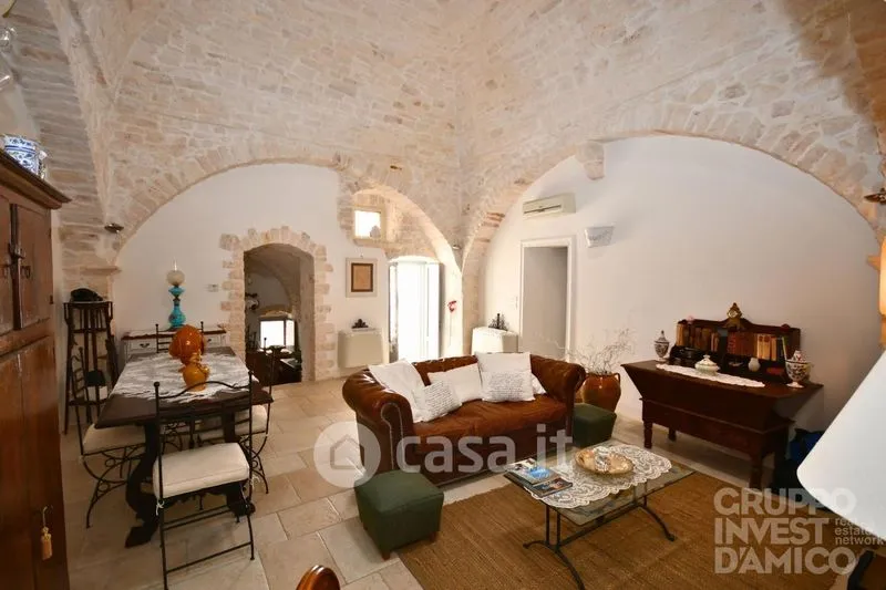 Living Room - Historic Palazzo with Panoramic View in Cisternino
