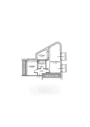 Plan - Apartment with Sea Access in Rapallo
