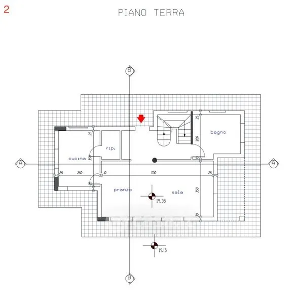 Planimetria - Villa with Balcony in Ospedaletti