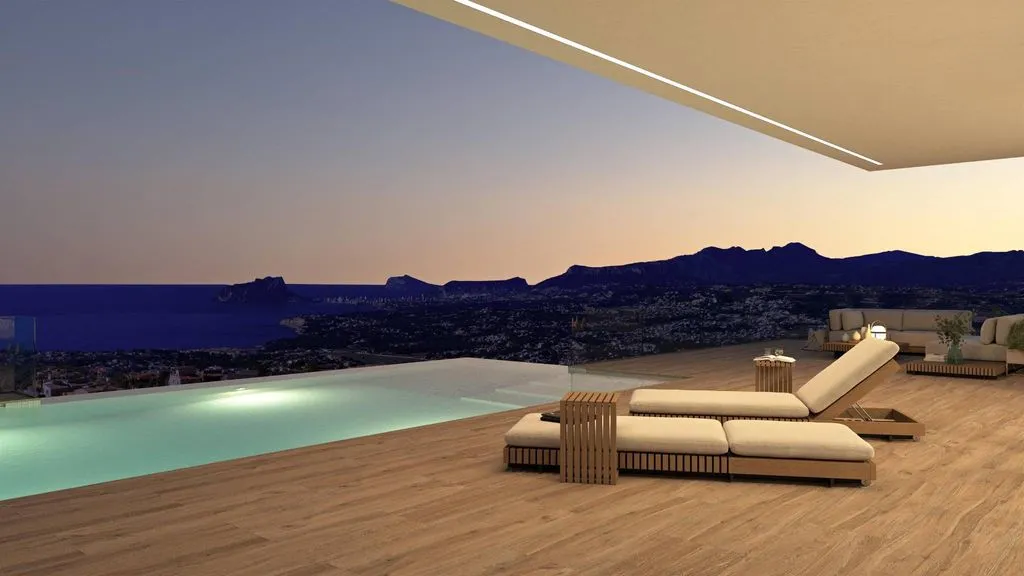 Pool - Luxury Villa with Sea View in Cumbre del Sol