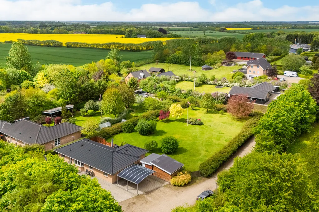 Aerial - Detached Villa with Garden in Karup J