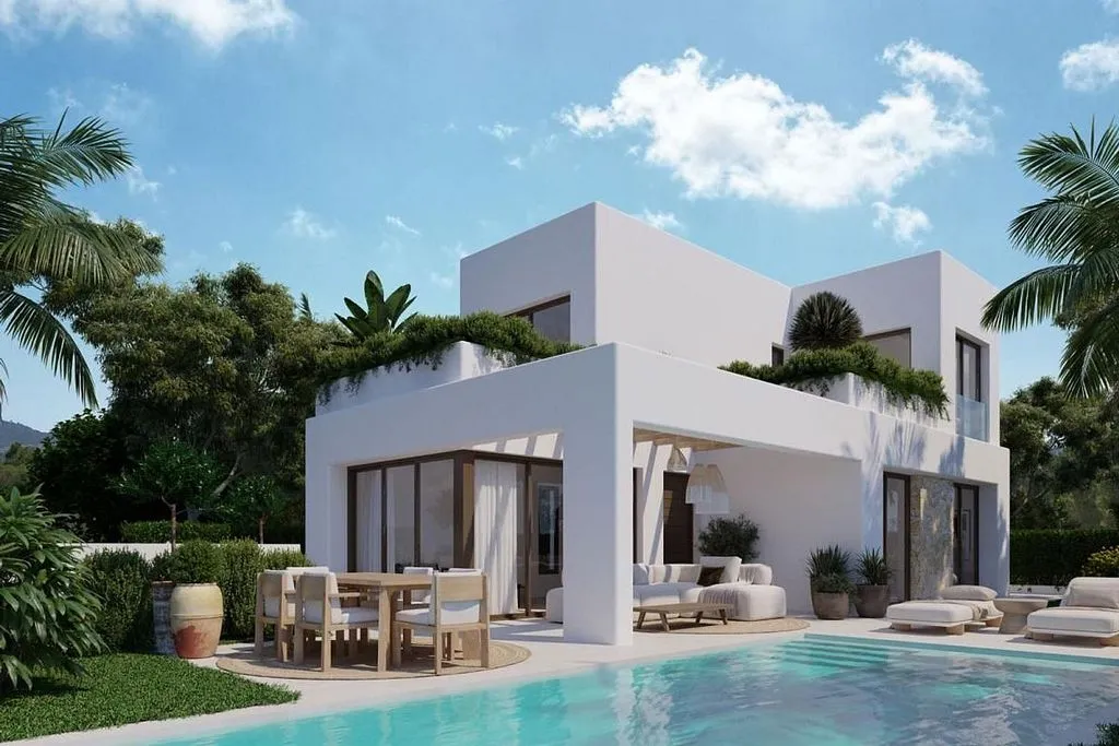 Pool - Chalet with Pool in Cala de Finestrat