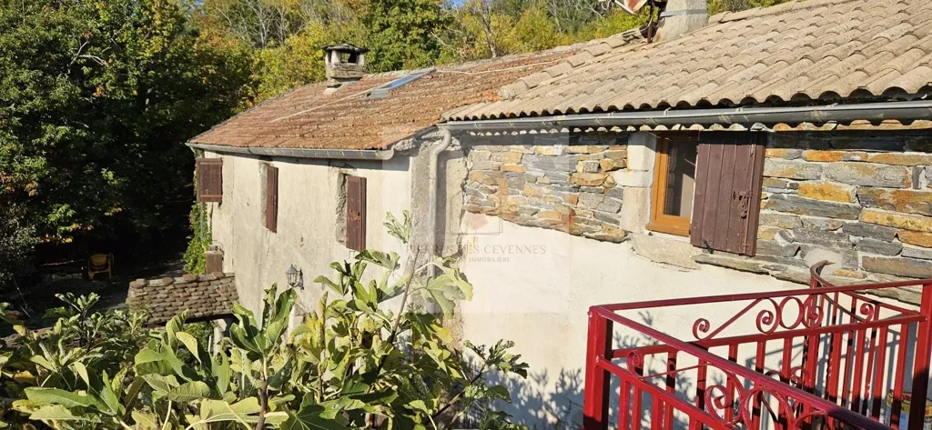 Extérieur - Mas Cévenol avec Piscine et Vue Dégagée