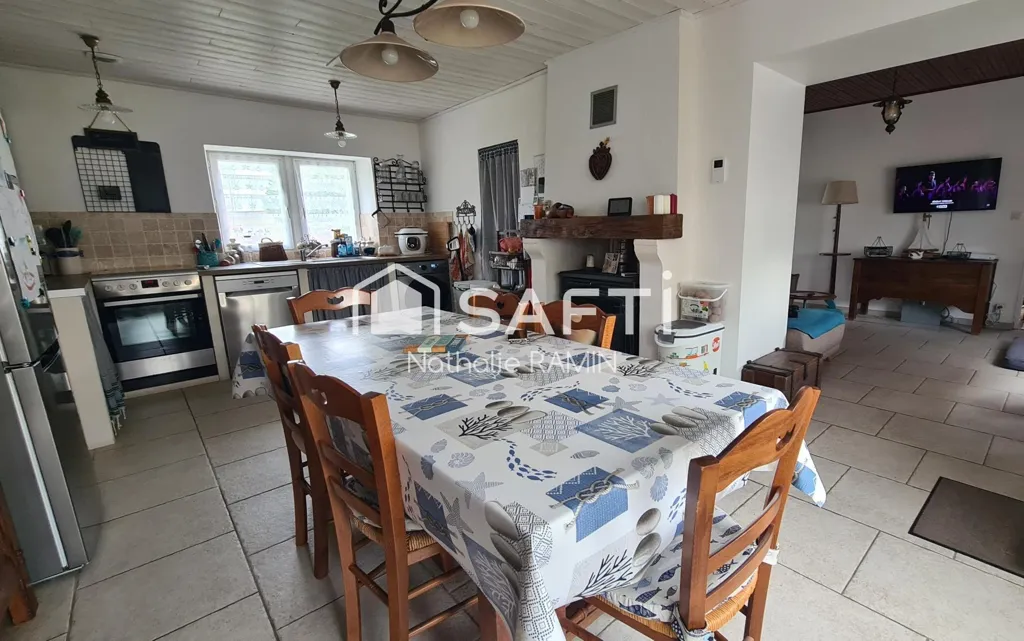 Sala da pranzo - Longère with Garden in Le Perrier