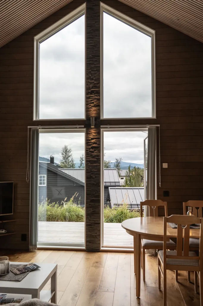 Séjour - Compact Cabin with Panoramic Views near Funäsdalen