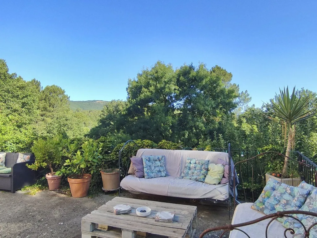Terrace - Character House with Pool in Cévennes