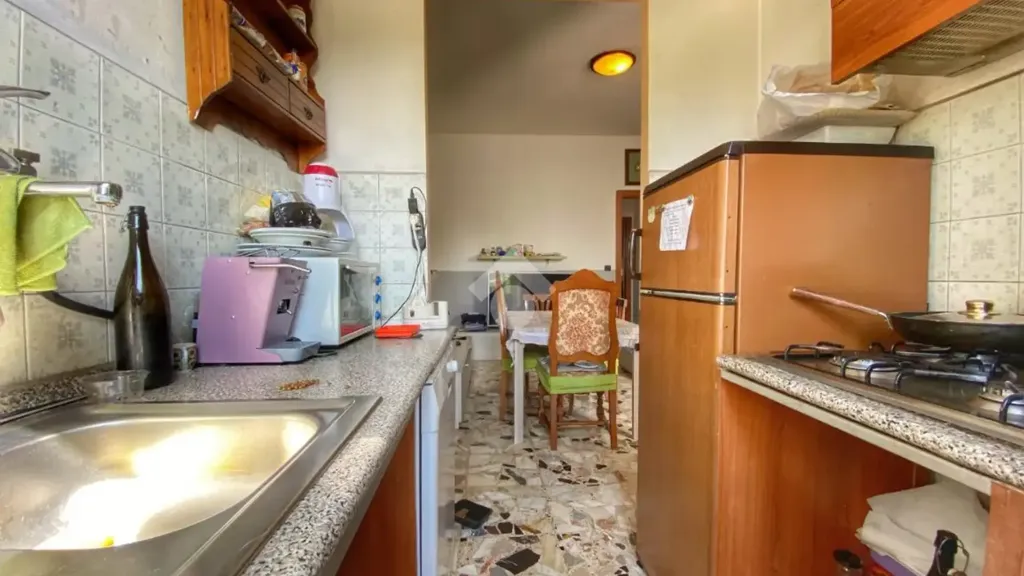 Köök - 2-Bedroom Apartment with Balcony in Turin