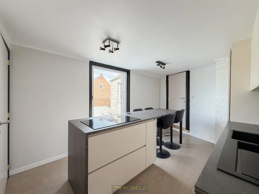 Köök - Half-Open House with Spacious Garden in Sint-Maria-Oudenhove