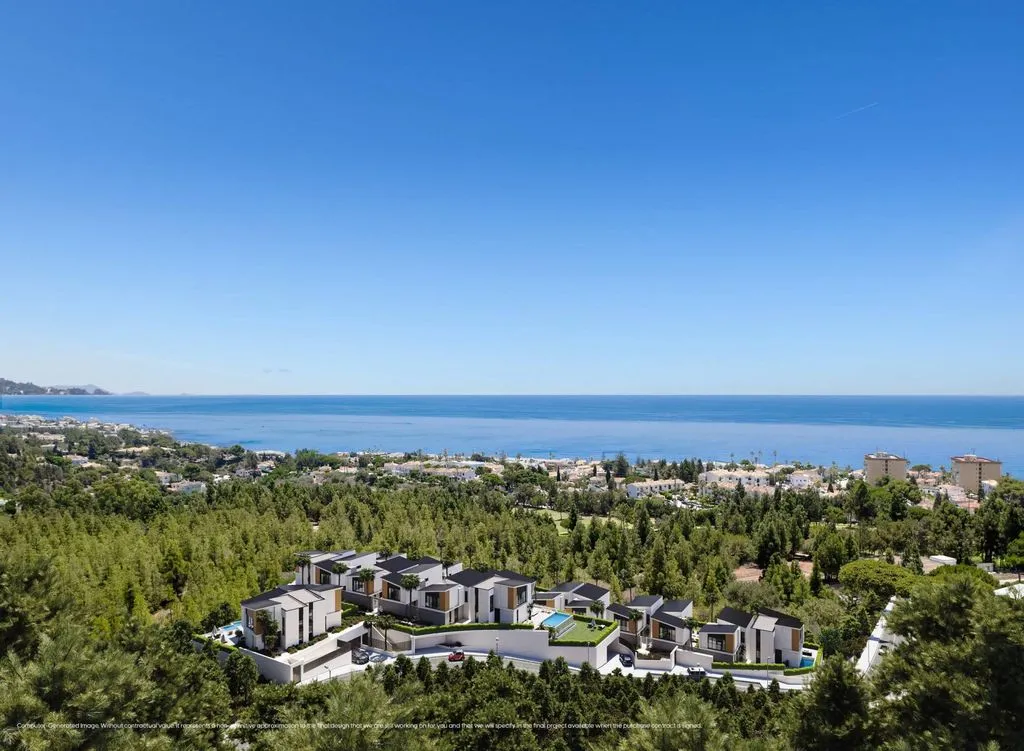Vue aérienne - Luxury Villa with Sea View in Marbella