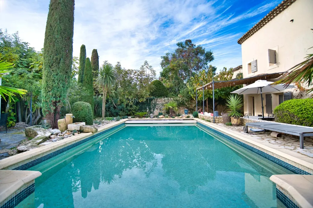 Bassein - Elegant Stone House with Pool on Uzès Outskirts