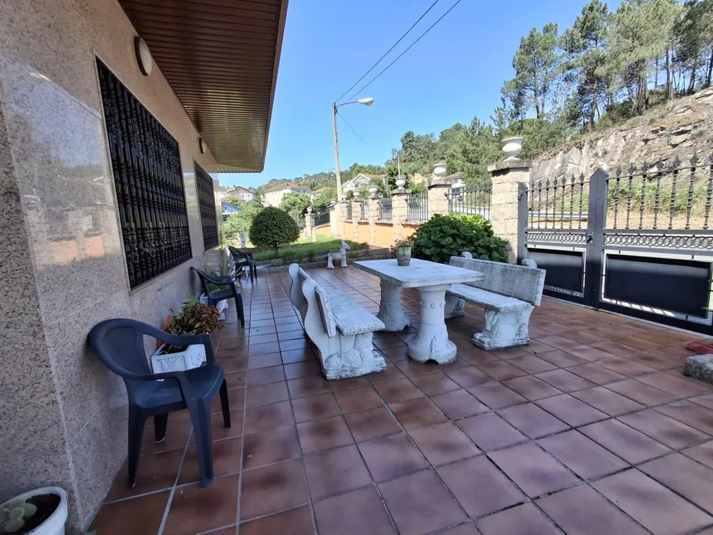 Terrasse - Chalet with Garden in Cabeza de Vaca, Ourense