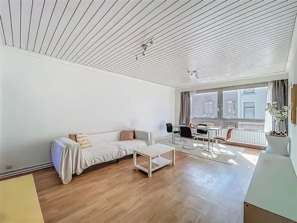 Living Room - Apartment with Private Courtyard in Binche