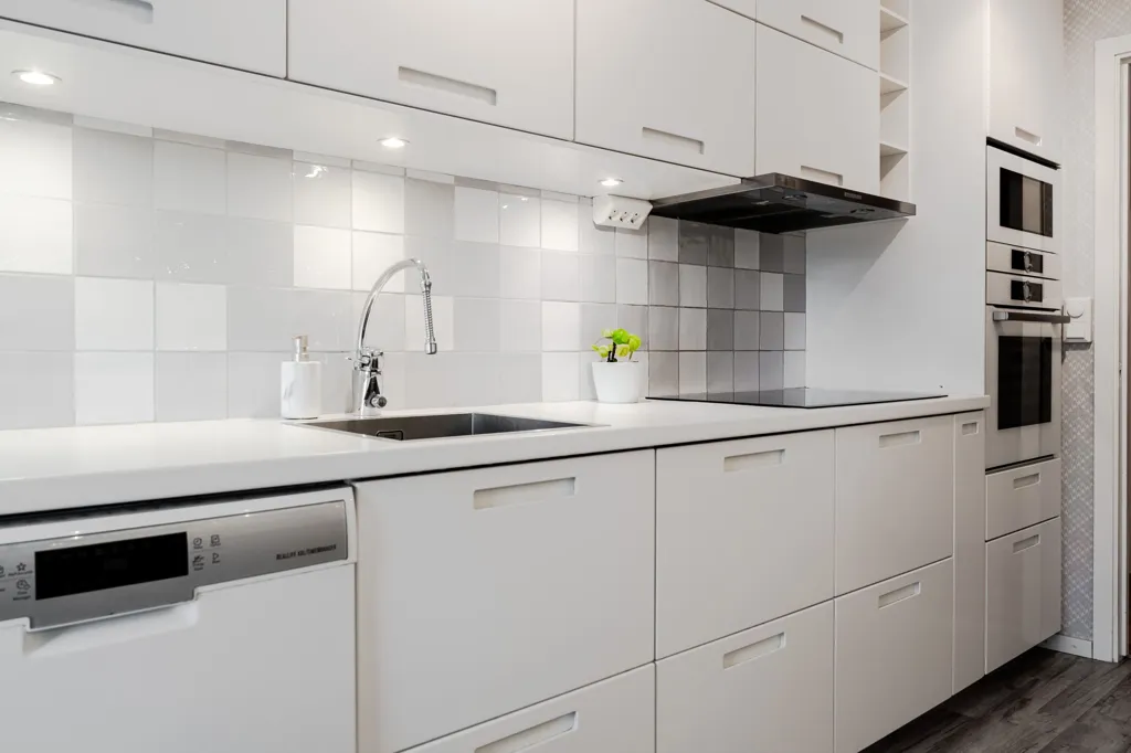 Küche - Apartment with Balcony in Skellefteå's Norrböle