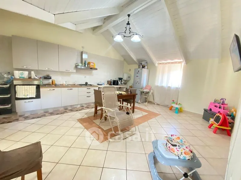 Dining Room - Mansard Apartment with Balcony in Villaricca