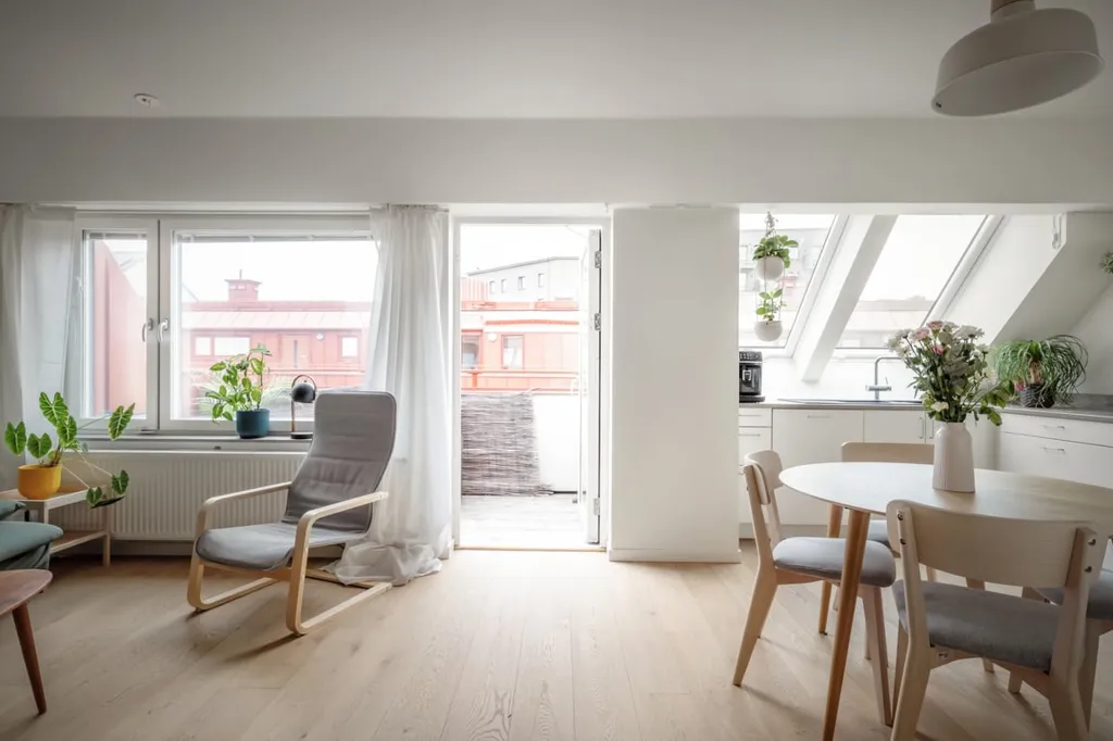 Söögituba - Apartment with Private Terrace in Göteborg