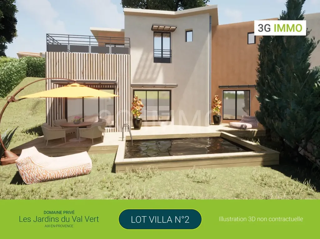 Villa Bioclimatique avec Piscine au Val Saint André, Aix-en-Provence