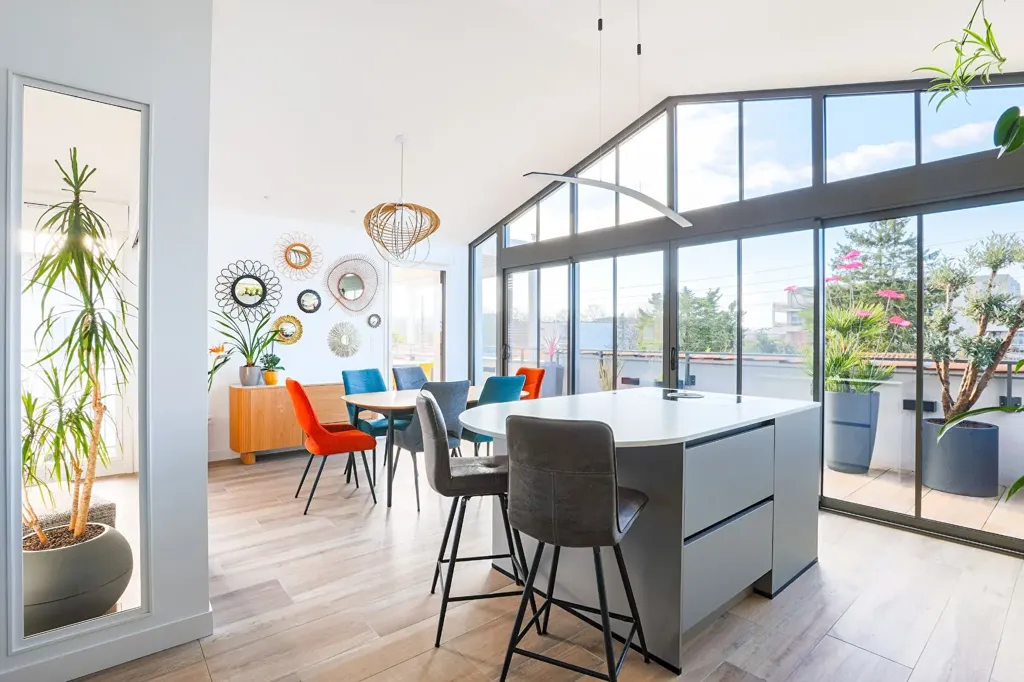 Cuisine - Penthouse avec Terrasse et Garage à La Rochelle