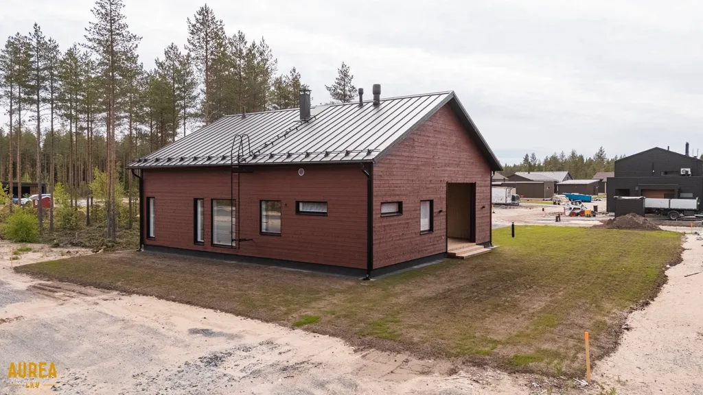 Vue aérienne - Modern Bungalow with Sauna in Ritaharju