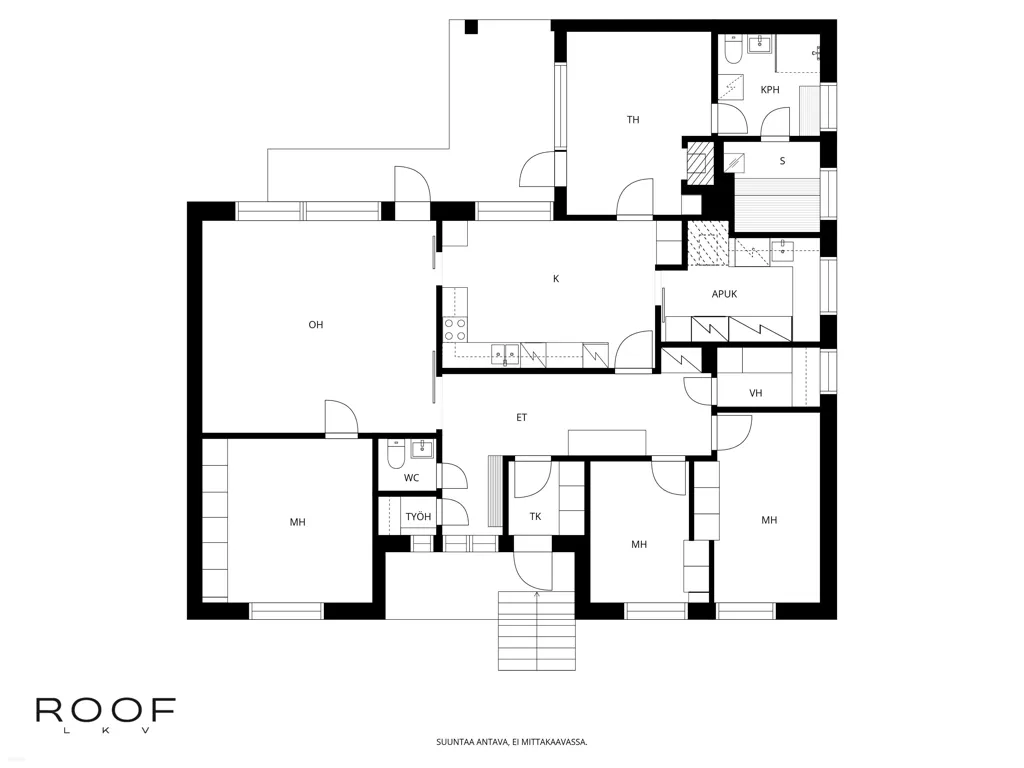 Plan - Maison 5 pièces à Raasepori
