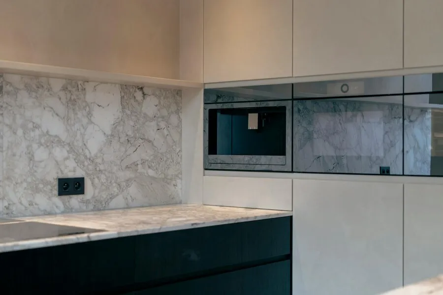 Köök - Spacious Apartment with Terrace in Ghent Centre