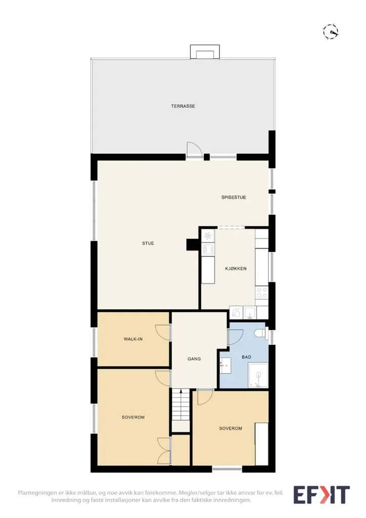 Plan - Terraced House with Hybelleilighet in Slependen