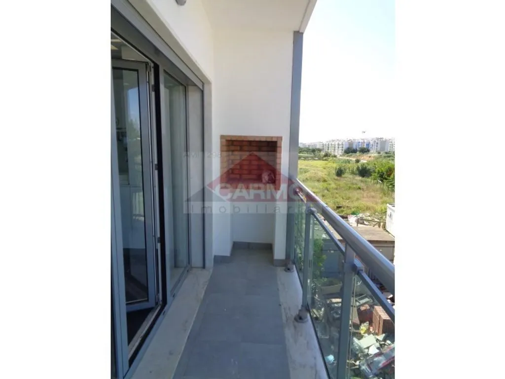 Balcony - Luxury T3 Flat with Solar Panels in Montijo