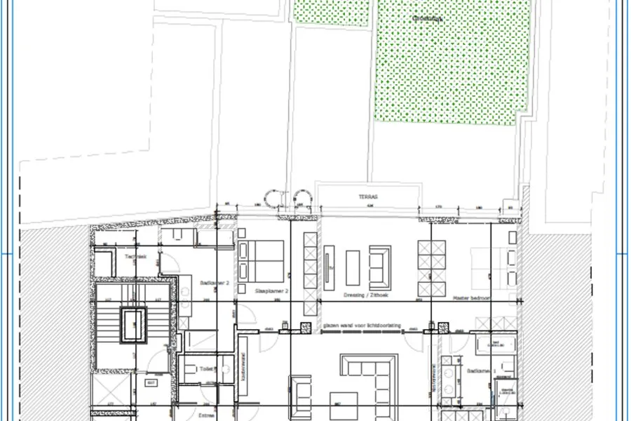 Floor Plan - New-build Apartment with Terrace in Antwerp