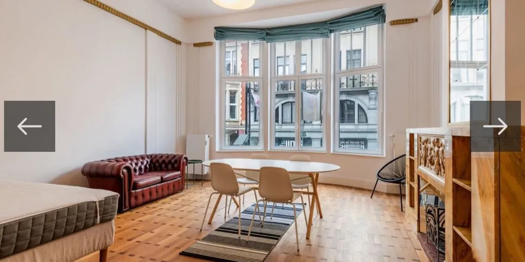 Wohnzimmer - Studio with Bondgenotenlaan View in Leuven