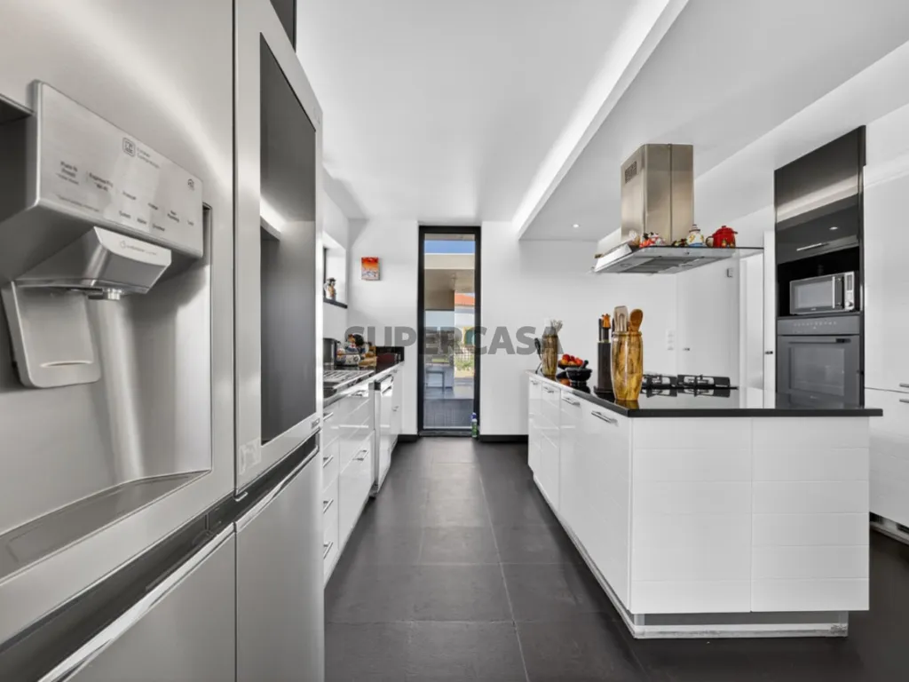 Küche - Modern Villa with Industrial Design in Assafora